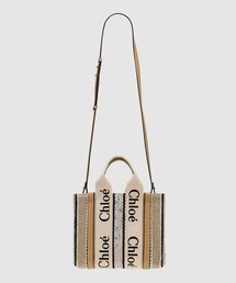 Chloe | WOODY / ストラップ付きスモールトートバッグ　SMALL TOTE BAG WITH STRAP(トートバッグ)