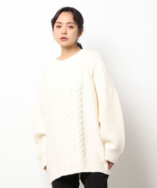 JUMELLE（ジュメロ）の「オーバーサイズニット（ニット/セーター・レディース・アイボリー・FREE）」の19枚目の写真