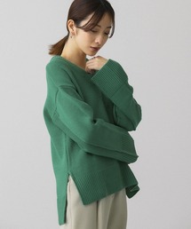 KBF | Vネックワイドスリーブニット(ニット/セーター)