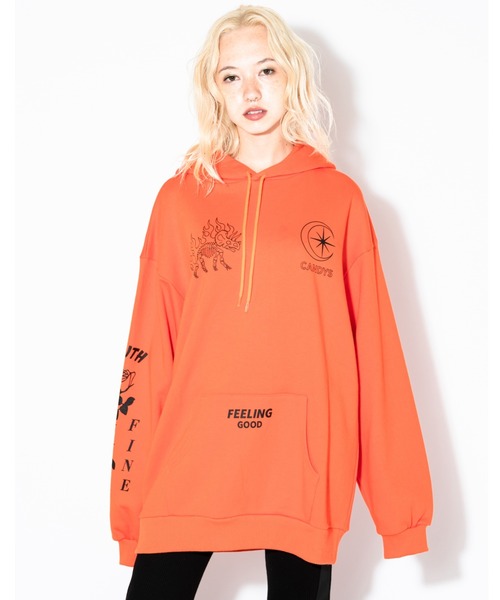 Candy Stripper（キャンディストリッパー）の「FEELING GOOD HOODIE（パーカー・レディース・ブラック/パープル/オレンジ・2）」の18枚目の写真