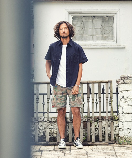 MARBLES(マーブルズ)の「MARBLES (マーブルズ)mhs1759-S-SL WORK SHIRT ワークシャツ(シャツ/ブラウス・メンズ・ブルー/カーキ/ベージュ/ネイビー・SMALL/MEDIUM/LARGE)」の22枚目の写真