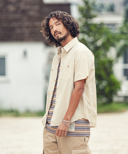 MARBLES(マーブルズ)の「MARBLES (マーブルズ)mhs1759-S-SL WORK SHIRT ワークシャツ(シャツ/ブラウス・メンズ・ブルー/カーキ/ベージュ/ネイビー・SMALL/MEDIUM/LARGE)」の12枚目の写真
