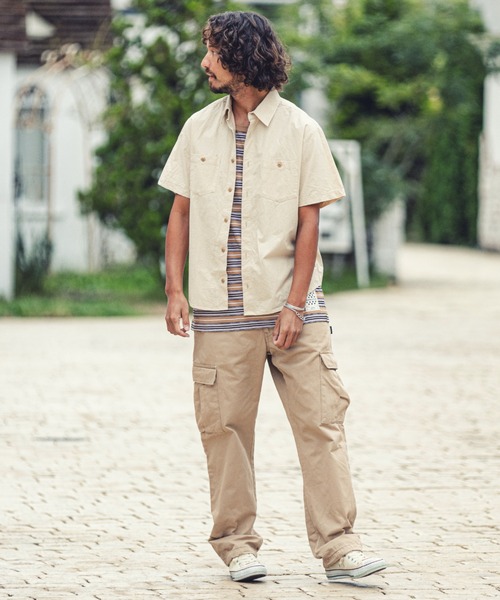 MARBLES(マーブルズ)の「MARBLES (マーブルズ)mhs1759-S-SL WORK SHIRT ワークシャツ(シャツ/ブラウス・メンズ・ブルー/カーキ/ベージュ/ネイビー・SMALL/MEDIUM/LARGE)」の14枚目の写真