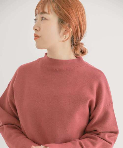 ITEMS URBANRESEARCH(アイテムズ アーバンリサーチ)の「ソデボリュームニット(ニット/セーター・レディース・ピンク/グリーン/グレー系その他・FREE)」の6枚目の写真