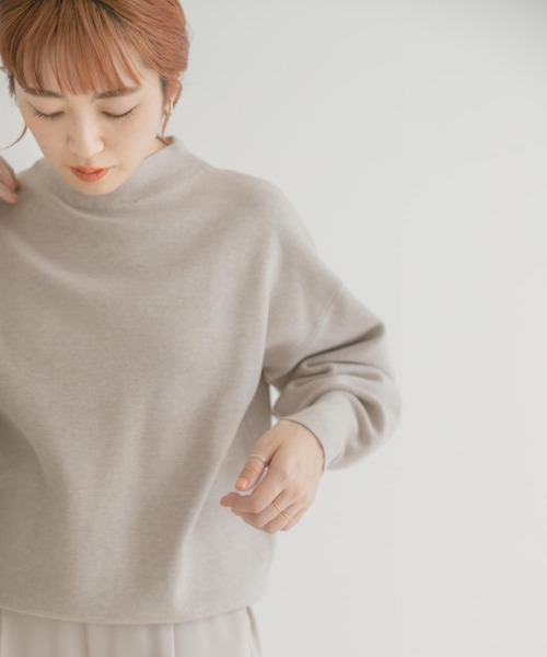 ITEMS URBANRESEARCH(アイテムズ アーバンリサーチ)の「ソデボリュームニット(ニット/セーター・レディース・ピンク/グリーン/グレー系その他・FREE)」の16枚目の写真