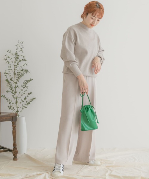 ITEMS URBANRESEARCH(アイテムズ アーバンリサーチ)の「ソデボリュームニット(ニット/セーター・レディース・ピンク/グリーン/グレー系その他・FREE)」の19枚目の写真