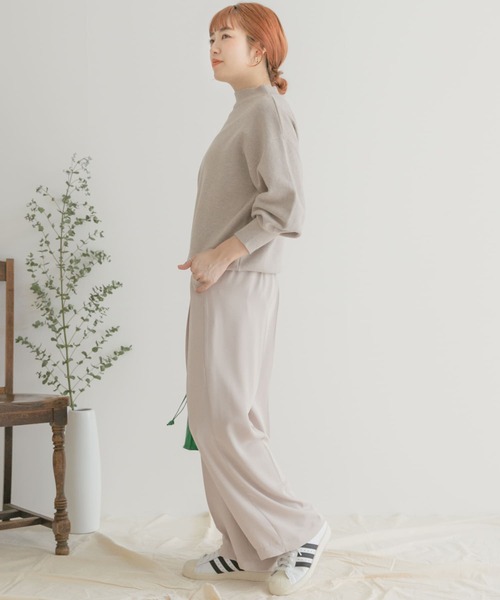 ITEMS URBANRESEARCH(アイテムズ アーバンリサーチ)の「ソデボリュームニット(ニット/セーター・レディース・ピンク/グリーン/グレー系その他・FREE)」の20枚目の写真