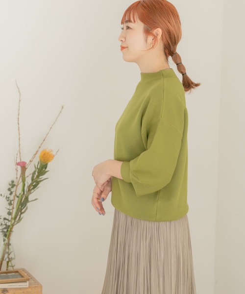 ITEMS URBANRESEARCH(アイテムズ アーバンリサーチ)の「ソデボリュームニット(ニット/セーター・レディース・ピンク/グリーン/グレー系その他・FREE)」の22枚目の写真