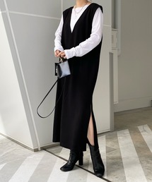 DouDou | ジョーゼットジャンスカセット(ワンピース)