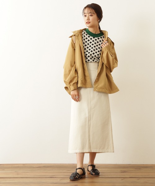 N.（N. Natural Beauty Basic）（エヌエヌナチュラルビューティーベーシック）の「◆ハイウエストデニムスカート（デニムスカート・レディース・インディゴブルー/ナチュラル・MEDIUM）」の18枚目の写真