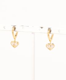kate spade new york | stone heart huggies(ピアス（両耳用）)