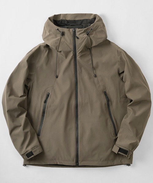 make a ray!（メイク ア レイ！）の「ミニリップストップ ストレッチ マウンテンパーカー/マウンテンジャケット/【防風】【撥水】（マウンテンパーカー・メンズ・ブラック/ベージュ/オリーブ・M/L）」の3枚目の写真