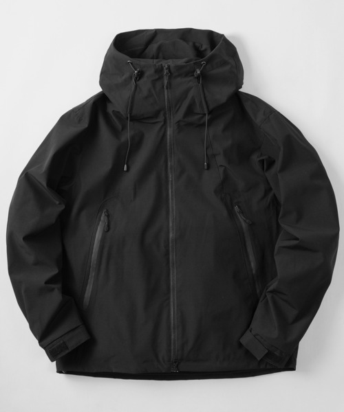 make a ray!（メイク ア レイ！）の「ミニリップストップ ストレッチ マウンテンパーカー/マウンテンジャケット/【防風】【撥水】（マウンテンパーカー・メンズ・ブラック/ベージュ/オリーブ・M/L）」の2枚目の写真