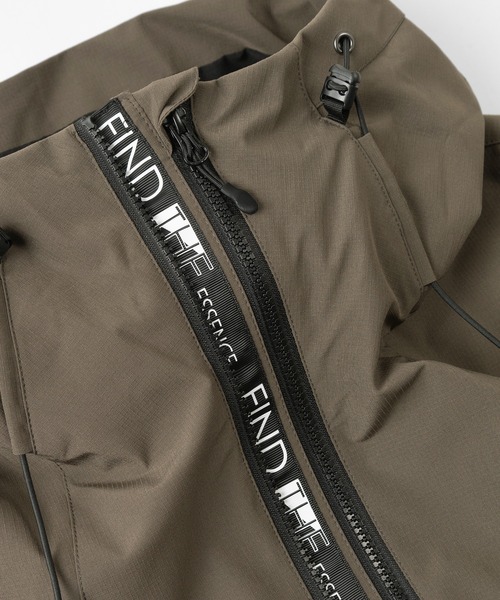 make a ray!（メイク ア レイ！）の「ミニリップストップ ストレッチ マウンテンパーカー/マウンテンジャケット/【防風】【撥水】（マウンテンパーカー・メンズ・ブラック/ベージュ/オリーブ・M/L）」の5枚目の写真