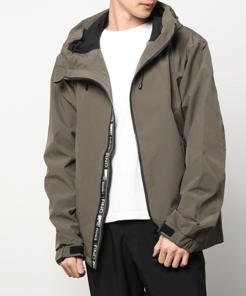 make a ray!（メイク ア レイ！）の「ミニリップストップ ストレッチ マウンテンパーカー/マウンテンジャケット/【防風】【撥水】（マウンテンパーカー・メンズ・ブラック/ベージュ/オリーブ・M/L）」の8枚目の写真