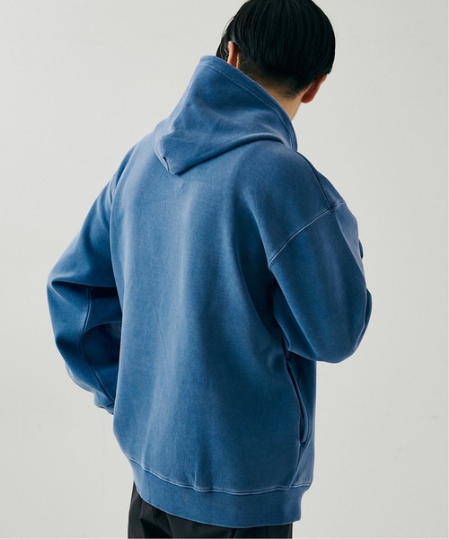 417 EDIFICE（フォーワンセブンエディフィス）の「ピグメントダンボールパーカー（パーカー・メンズ・チャコールグレー/カーキ/サックスブルー/ピンク系その他・MEDIUM/LARGE）」の19枚目の写真