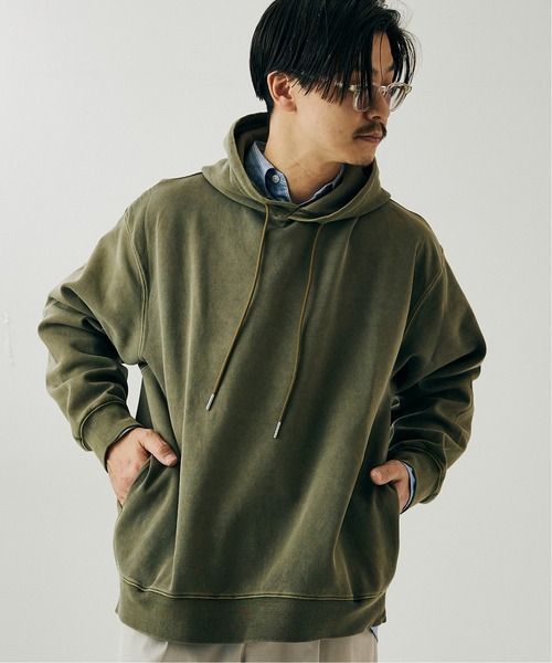 417 EDIFICE（フォーワンセブンエディフィス）の「ピグメントダンボールパーカー（パーカー・メンズ・チャコールグレー/カーキ/サックスブルー/ピンク系その他・MEDIUM/LARGE）」の13枚目の写真