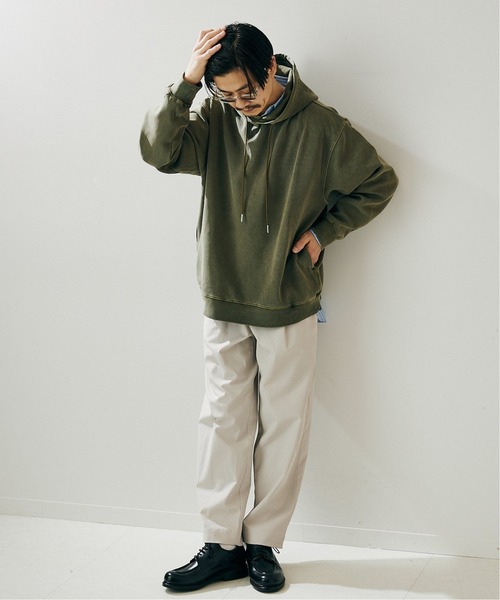 417 EDIFICE（フォーワンセブンエディフィス）の「ピグメントダンボールパーカー（パーカー・メンズ・チャコールグレー/カーキ/サックスブルー/ピンク系その他・MEDIUM/LARGE）」の16枚目の写真