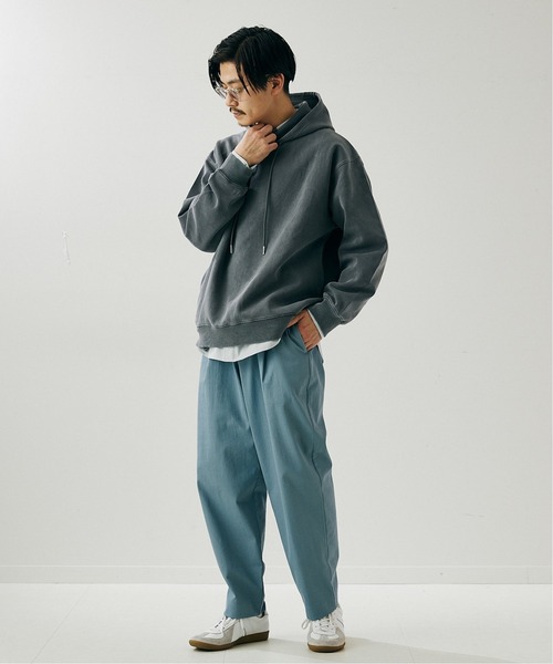 417 EDIFICE（フォーワンセブンエディフィス）の「ピグメントダンボールパーカー（パーカー・メンズ・チャコールグレー/カーキ/サックスブルー/ピンク系その他・MEDIUM/LARGE）」の12枚目の写真