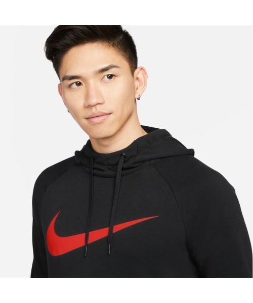 NIKE（ナイキ）の「ナイキ NIKE ナイキ DF スウッシュ プルオーバー L/S フーディ（その他アウター・メンズ・ブラック/ダークグレー・LL/3L/S/M/L）」の4枚目の写真