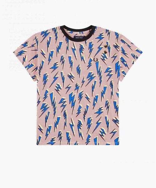 【セール】Amy Winehouse Lightning Print T-Shirt(Tシャツ/カットソー)|FRED PERRY(フレッドペリー) 【セール】Amy Winehouse Lightning Print T-Shirt(Tシャツ/カットソー)|FRED PERRY(フレッドペリー)