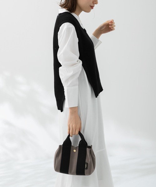 URBAN RESEARCH Sonny Label（アーバンリサーチサニーレーベル）の「ニットベストxマーメードヘムシャツワンピース SET（ワンピース・レディース・ブラック/グレー/ネイビー・FREE）」の19枚目の写真