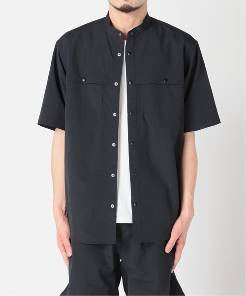 WOOLRICH（ウールリッチ）の「【WOOLRICH / ウールリッチ】別注 バンドカラー スタックシャツ（シャツ/ブラウス・メンズ・ネイビー/ブラック・MEDIUM/LARGE/X-LARGE）」の7枚目の写真