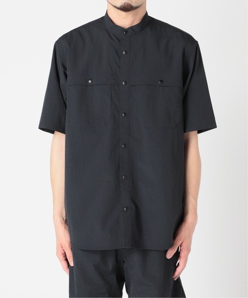 WOOLRICH（ウールリッチ）の「【WOOLRICH / ウールリッチ】別注 バンドカラー スタックシャツ（シャツ/ブラウス・メンズ・ネイビー/ブラック・MEDIUM/LARGE/X-LARGE）」の8枚目の写真