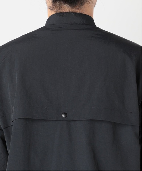 WOOLRICH（ウールリッチ）の「【WOOLRICH / ウールリッチ】別注 バンドカラー スタックシャツ（シャツ/ブラウス・メンズ・ネイビー/ブラック・MEDIUM/LARGE/X-LARGE）」の11枚目の写真