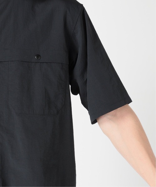WOOLRICH（ウールリッチ）の「【WOOLRICH / ウールリッチ】別注 バンドカラー スタックシャツ（シャツ/ブラウス・メンズ・ネイビー/ブラック・MEDIUM/LARGE/X-LARGE）」の14枚目の写真