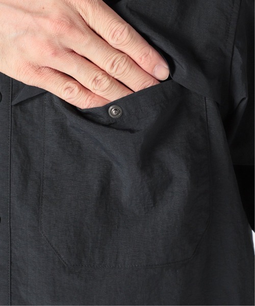 WOOLRICH（ウールリッチ）の「【WOOLRICH / ウールリッチ】別注 バンドカラー スタックシャツ（シャツ/ブラウス・メンズ・ネイビー/ブラック・MEDIUM/LARGE/X-LARGE）」の17枚目の写真