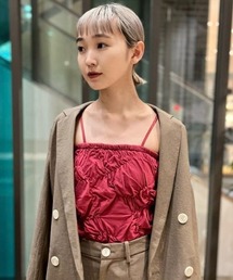 Ray BEAMS | RBS / シャーリング キャミソール(インナーウェア/肌着)