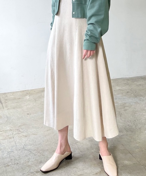 LIAN（リアン）の「サーマルフレアワンピース（ワンピース・レディース・アイボリー/ブラック/ミックスグレー・FREE）」の20枚目の写真