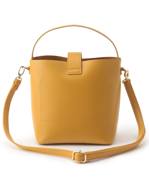 SOUP（スープ）の「◆カラーワンハンドルミニバッグ（ショルダーバッグ・レディース・グレー/サックスブルー/イエロー・00）」の11枚目の写真