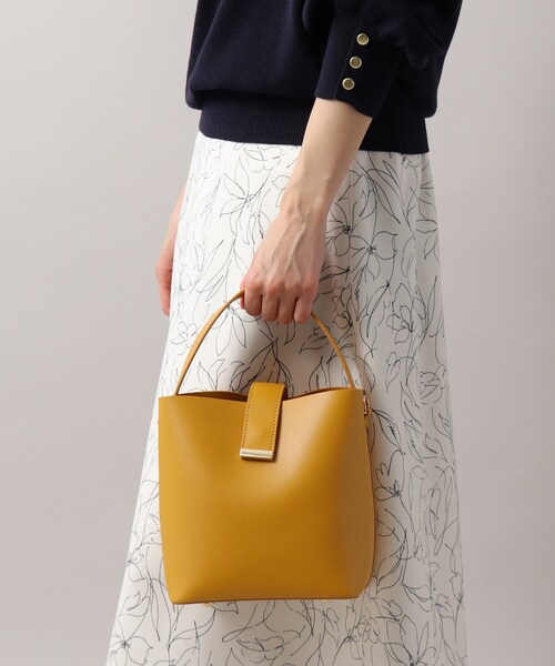 SOUP（スープ）の「◆カラーワンハンドルミニバッグ（ショルダーバッグ・レディース・グレー/サックスブルー/イエロー・00）」の7枚目の写真