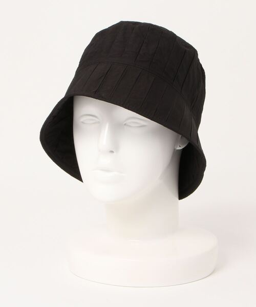 ALAND（エーランド）の「【UNISEX】3.3 Field Trip／PLEATEDバケハ　2271080（ハット・レディース・ブラック/アイボリー・FREE）」の2枚目の写真