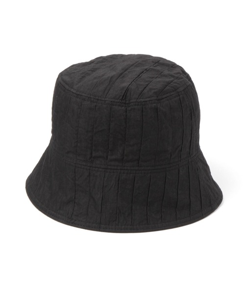 ALAND（エーランド）の「【UNISEX】3.3 Field Trip／PLEATEDバケハ　2271080（ハット・レディース・ブラック/アイボリー・FREE）」の4枚目の写真