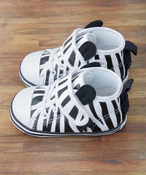 CONVERSE(コンバース)の「【KIDS】【CONVERSE/コンバース】ベビーオールスター N アニマルズV-1(スニーカー・キッズ・ホワイト/オレンジ・12/13)」の6枚目の写真