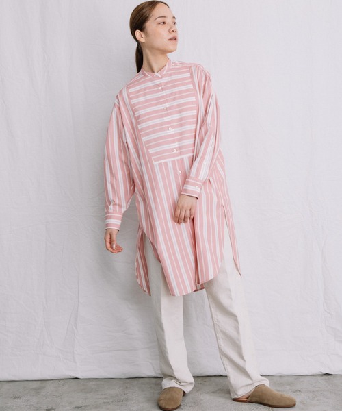 Liyoca(リヨカ)の「【Liyoca】コットンリネンセルヴィッチデニム -手洗い可-(デニムパンツ・レディース・サックスブルー/インディゴブルー/ナチュラル・38/36)」の9枚目の写真