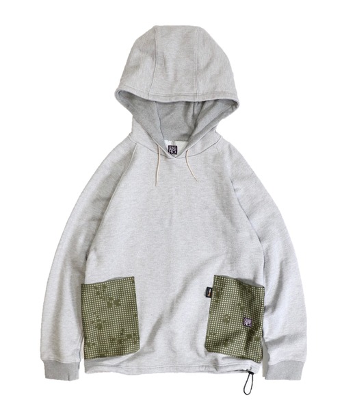 GUNG HO(ガンホー)の「GUNG HO / ガンホー RAGLAN PULL-HOODIE ラグランフーディー(パーカー・メンズ・ブラック/カーキ/ヘザーグレー・SMALL/LARGE/MEDIUM)」の3枚目の写真