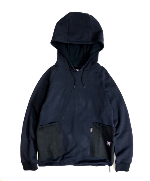 GUNG HO(ガンホー)の「GUNG HO / ガンホー RAGLAN PULL-HOODIE ラグランフーディー(パーカー・メンズ・ブラック/カーキ/ヘザーグレー・SMALL/LARGE/MEDIUM)」の2枚目の写真