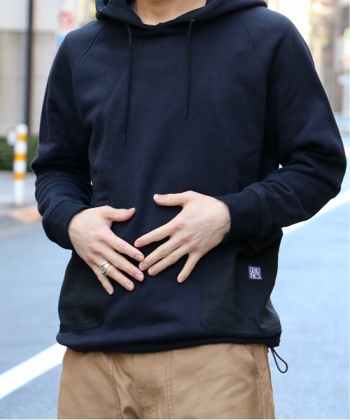 GUNG HO(ガンホー)の「GUNG HO / ガンホー RAGLAN PULL-HOODIE ラグランフーディー(パーカー・メンズ・ブラック/カーキ/ヘザーグレー・SMALL/LARGE/MEDIUM)」の19枚目の写真