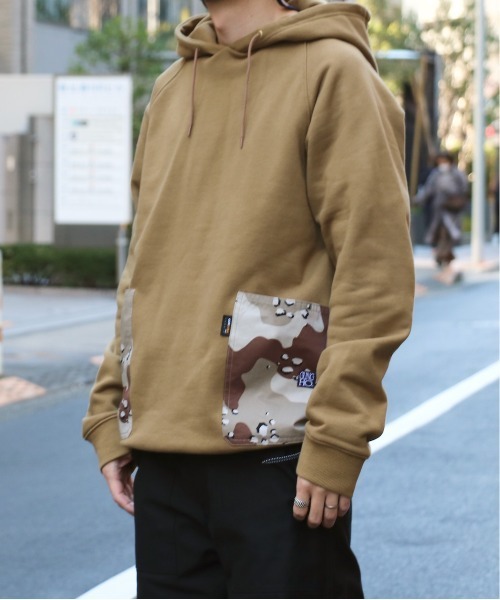 GUNG HO(ガンホー)の「GUNG HO / ガンホー RAGLAN PULL-HOODIE ラグランフーディー(パーカー・メンズ・ブラック/カーキ/ヘザーグレー・SMALL/LARGE/MEDIUM)」の21枚目の写真