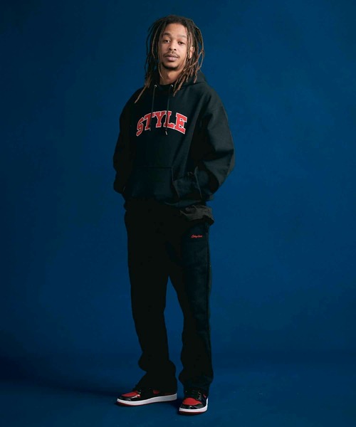 styles(スタイルス)の「LOGO SWEAT PANTS(スウェットパンツ・メンズ・ブラック/グレー・MEDIUM/LARGE/X-LARGE)」の5枚目の写真
