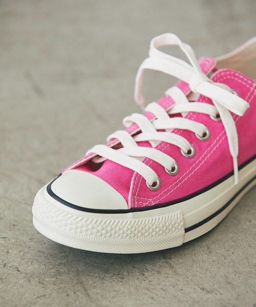 CONVERSE（コンバース）の「WEB限定/CONVERSE/コンバース　USカラーズOX（スニーカー・レディース・ピンク/ブルー・5.5/4.5）」の4枚目の写真