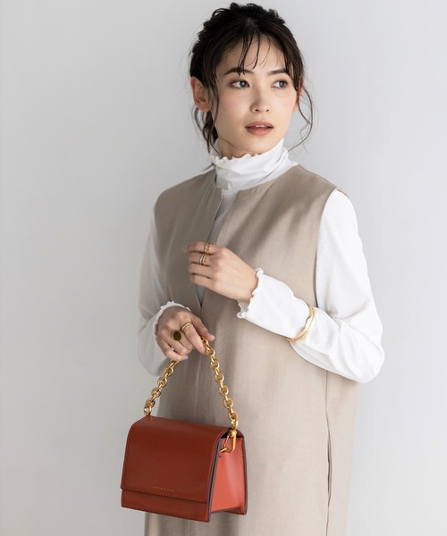 GeeRA（ジーラ）の「シアーハイネックカットソー（Tシャツ/カットソー・レディース・ホワイト/ブラック・MEDIUM/LARGE）」の13枚目の写真