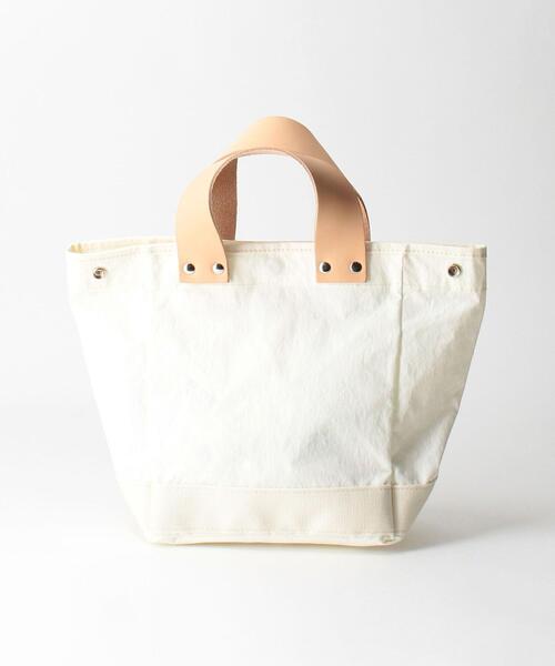 ajew（エジュー）の「＜AJEW＞SHIKAKU トートバッグ -2WAY- ：（トートバッグ・レディース・ホワイト/ネイビー・FREE）」の2枚目の写真