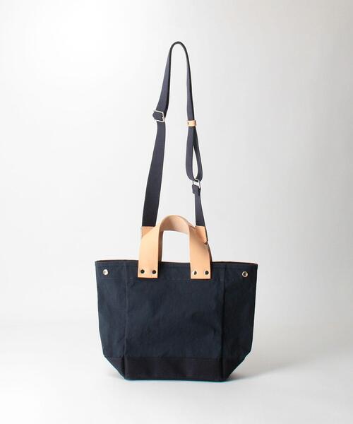 ajew（エジュー）の「＜AJEW＞SHIKAKU トートバッグ -2WAY- ：（トートバッグ・レディース・ホワイト/ネイビー・FREE）」の14枚目の写真