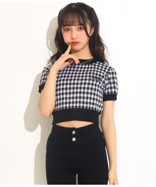 テトママ アナップガール　M まとめ売りとセットアップ 楽天市場】ANAPGiRL×mochuコラボマーブル柄サマーニット