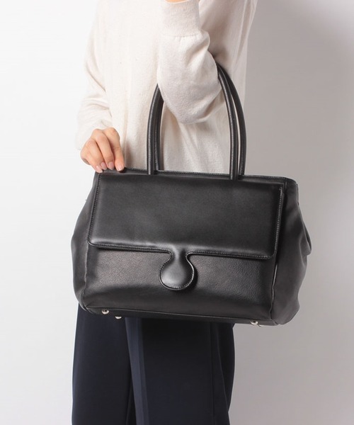 pierre cardin（ピエールカルダン）の「パズル _トートバッグ（トートバッグ・レディース・ブラック/チョコ・FREE）」の2枚目の写真